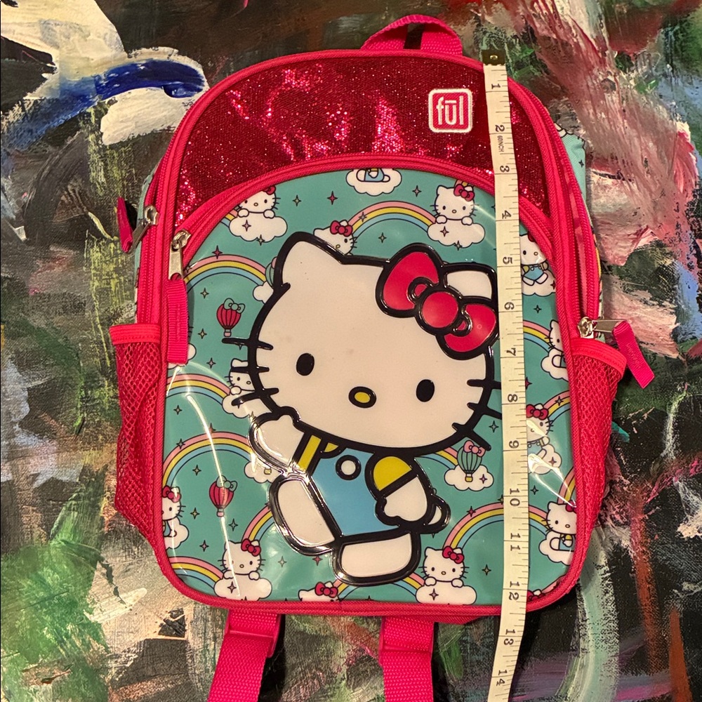 FŪL Hello Kitty Kids Backpack - Red and Blue